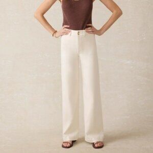 Faherty Stretch Terry Harbor Pant - Egret